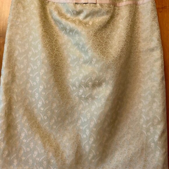 Brocade grosgrain trim Ann Taylor Skirt - Picture 3 of 6